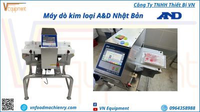 Máy dò kim loại dạng băng tải Nhật Bản