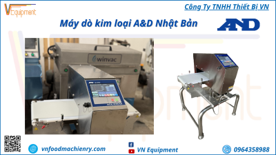 Máy dò kim loại dạng băng tải Nhật Bản