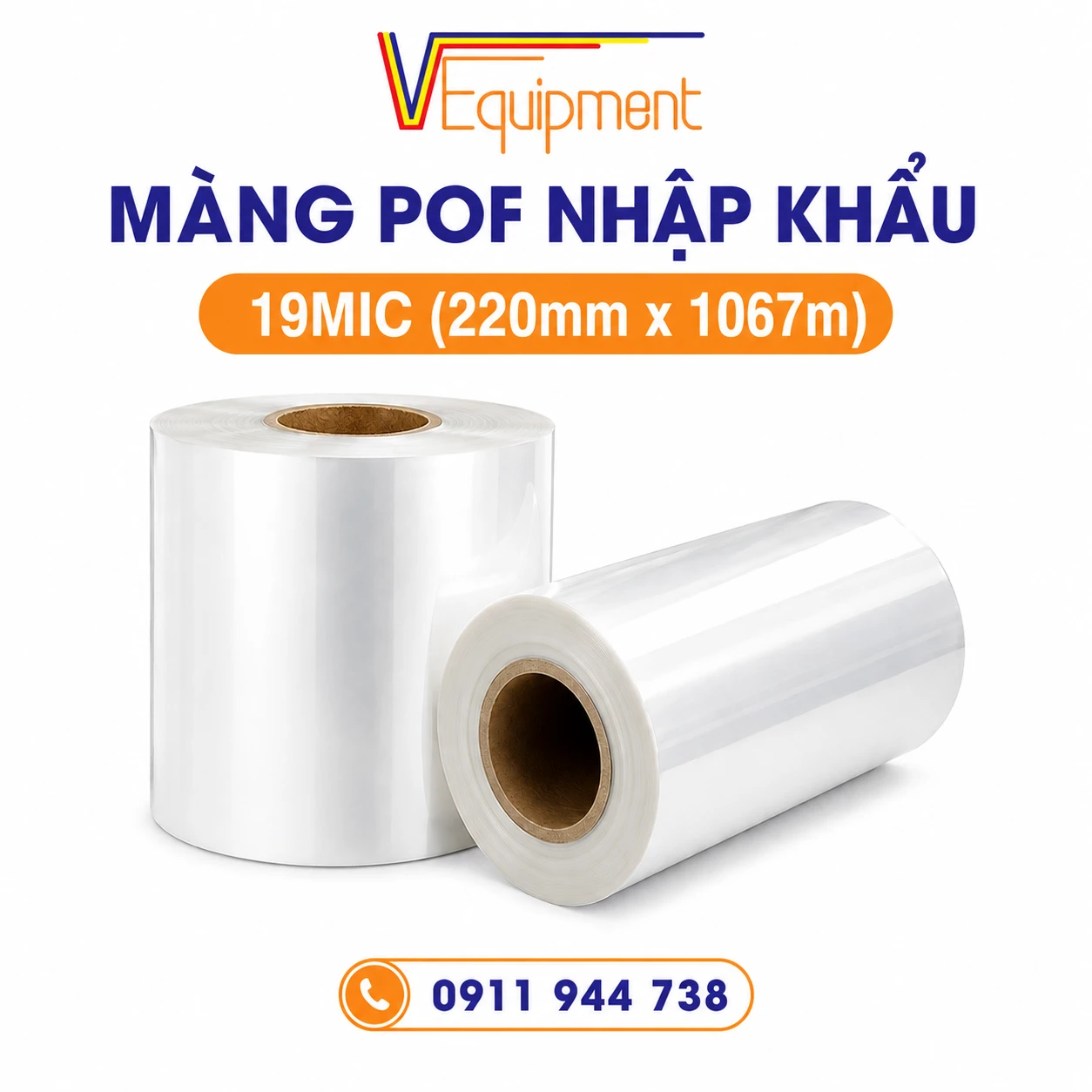 MÀNG POF NHẬP KHẨU 19MIC (220mmx1067mm)