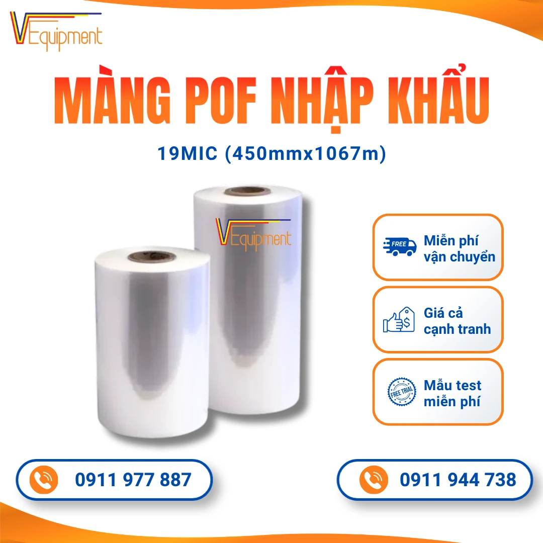 MÀNG POF 19MIC (450mm x 1067m)