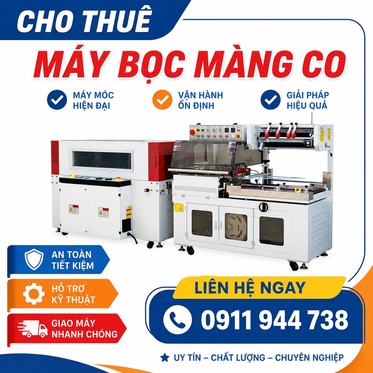 DỊCH VỤ CHO THUÊ MÁY BỌC MÀNG CO