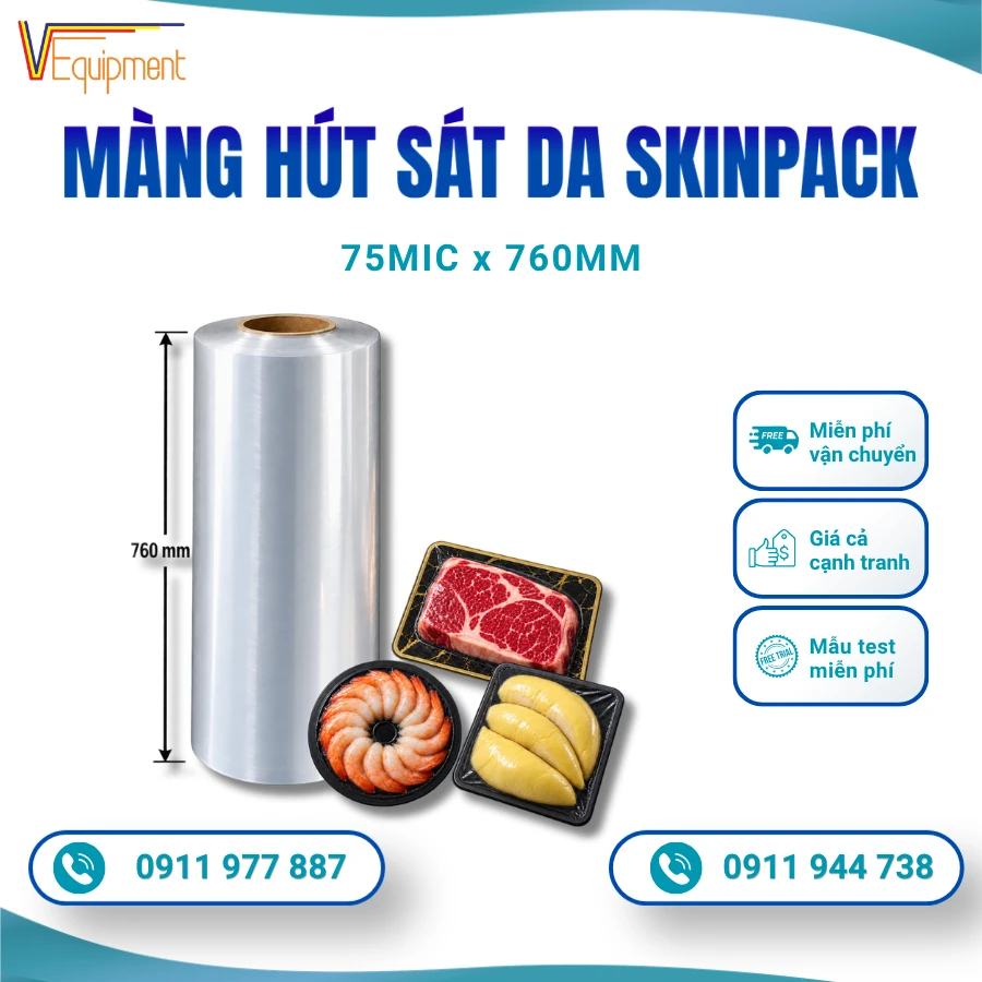 MÀNG SKINPACK 75MIC 760MM