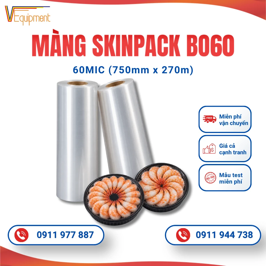 MÀNG SKINPACK BO60 60MIC 750MM