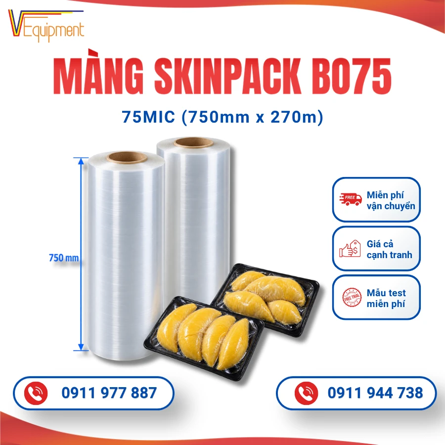 MÀNG SKINPACK BO75 75MIC 750MM
