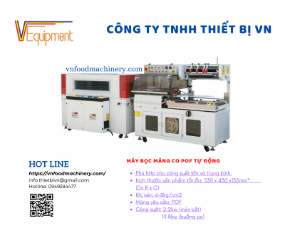 MÁY BỌC MÀNG CO POF TỰ ĐỘNG - Ảnh 2