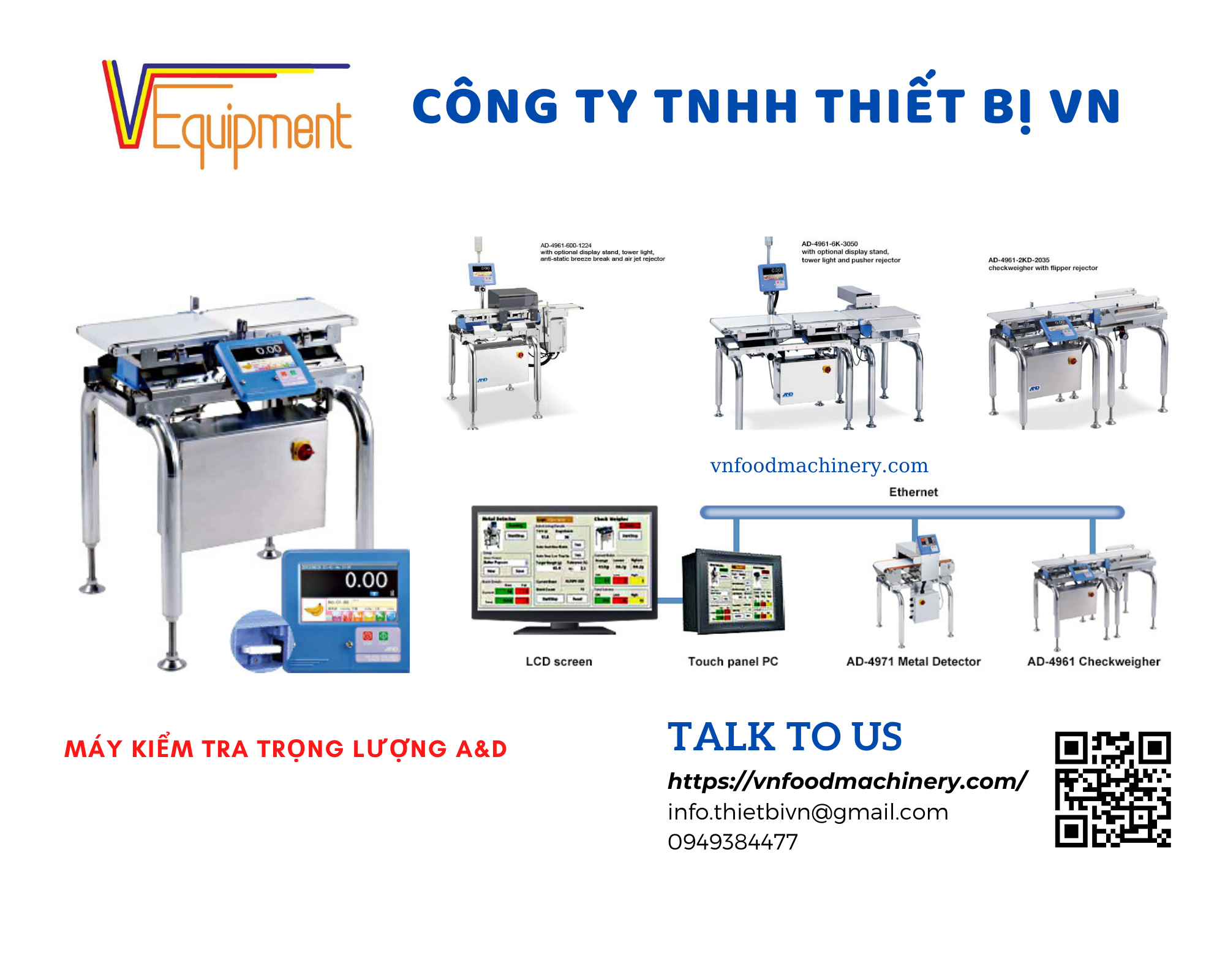 MÁY CÂN TỰ ĐỘNG A&D