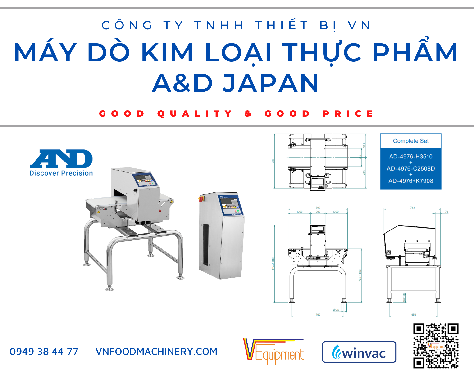 MÁY DÒ KIM LOẠI THỰC PHẨM