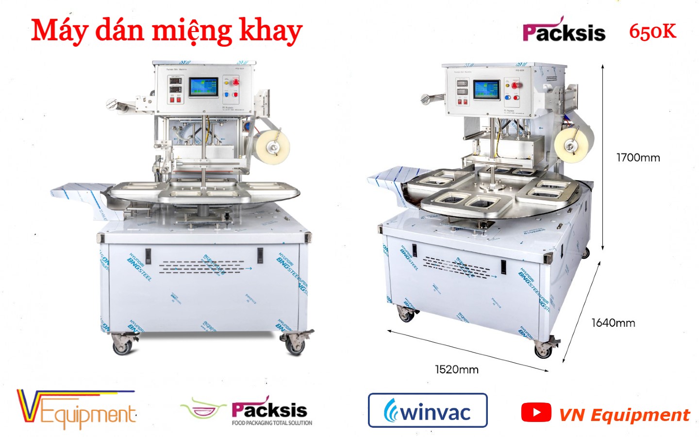 MÁY HÀN KHAY PACKSIS 650K