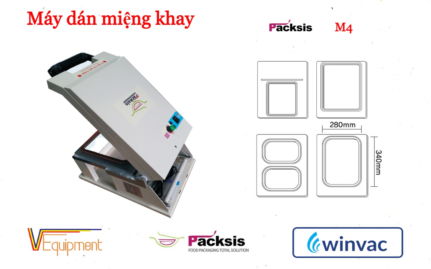 MÁY HÀN KHAY PACKSIS M4