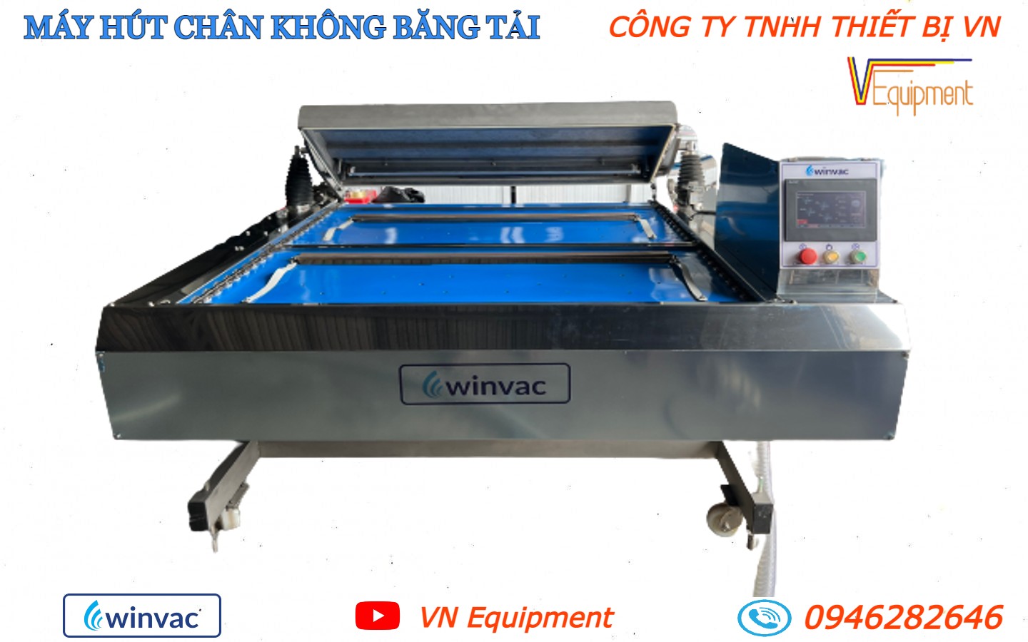 MÁY HÚT CHÂN KHÔNG BĂNG TẢI