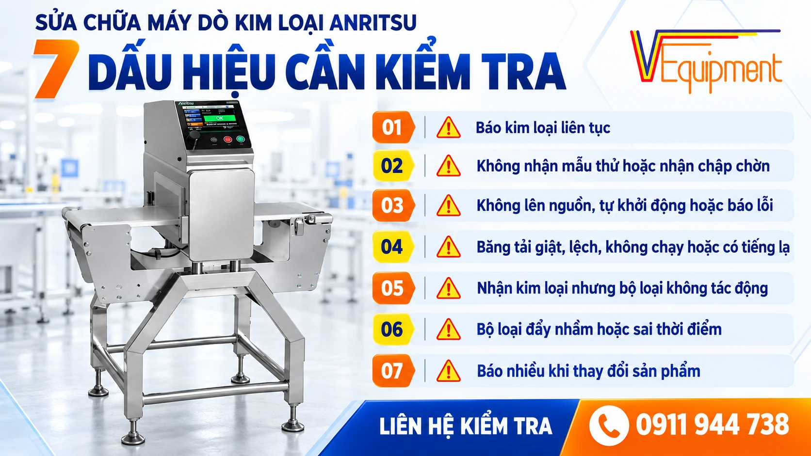 sữa chữa máy dò kim loại Anritsu (1)