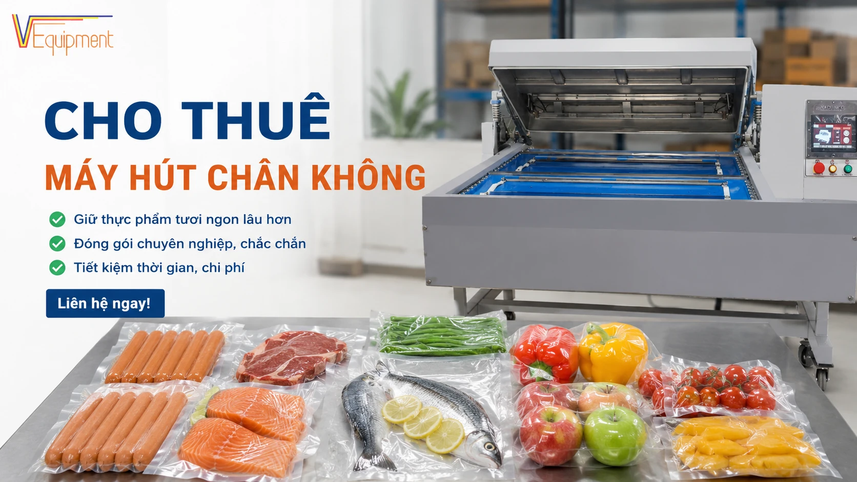 THUÊ MÁY HÚT CHÂN KHÔNG CÔNG NGHIỆP